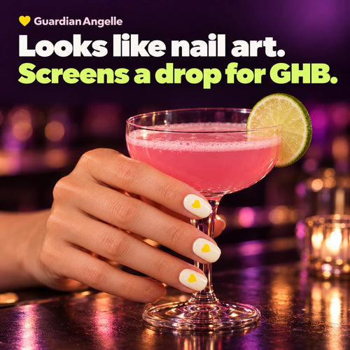 GHB Drink Test Nail Stickers